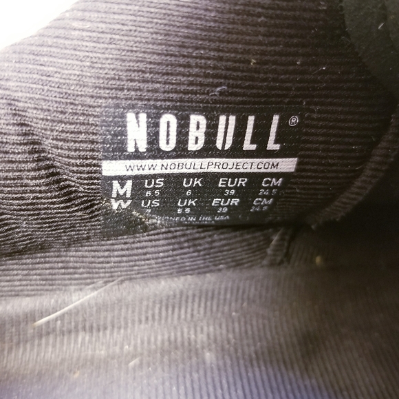 NOBULL UNISEX SHOES SNEAKERS DARK GRAY MEN 6.5/ WOMEN 8/ EUR 39 - Picture 8 of 11